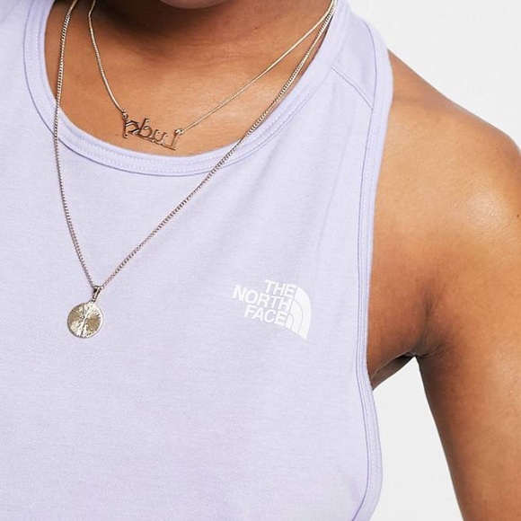 The North Face Twist back Tank Purple Medium - Picture 3 of 5